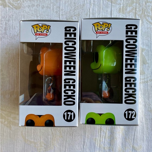 Limited Edition Funko Pop Geicoween Geckos 🆕 - Picture 2 of 10